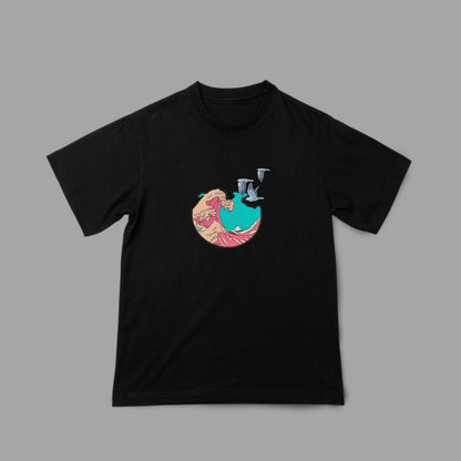 Jap Bird Ocean Tshirt