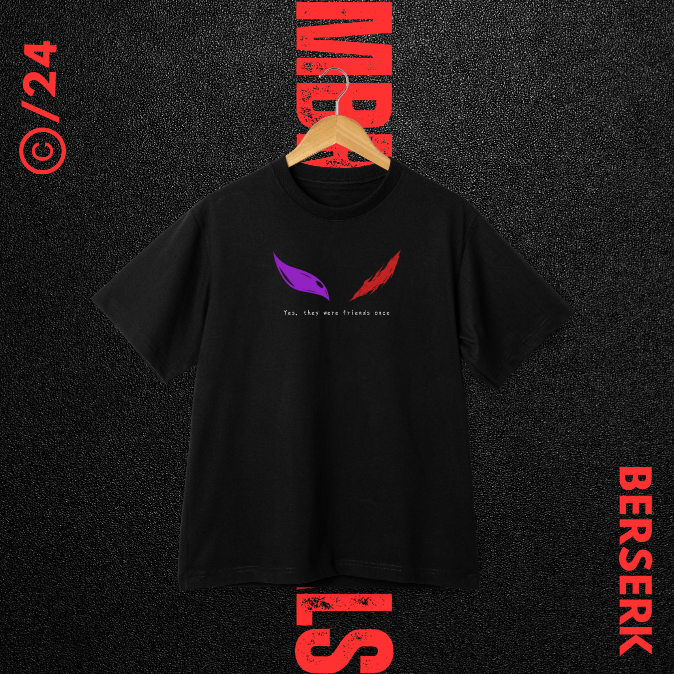 Friends Once Berserk Tshirt Oversized