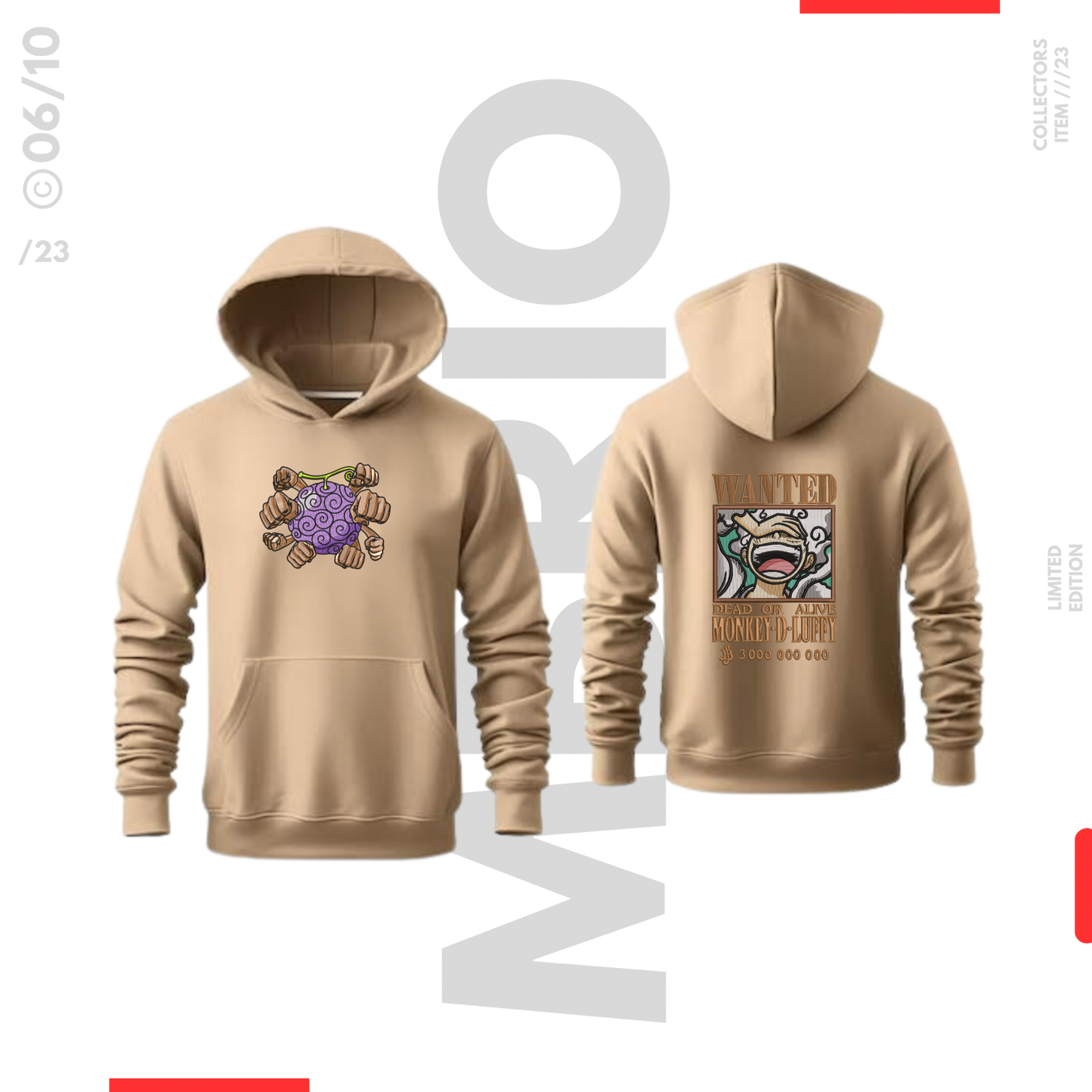 Pirate King Hoodie Beige