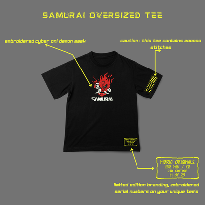 SAMURAI "Cyberpunk" Oversized Tee