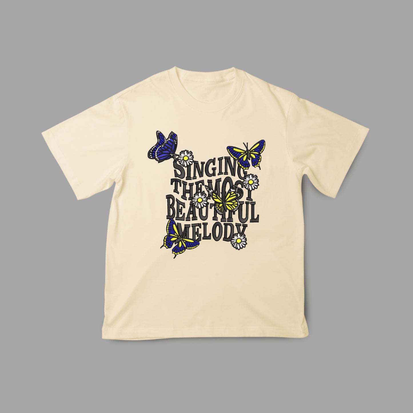 Singing The Most Beautiful Melody Tshirt Beige